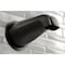 Kingston Brass Tub and Shower Faucet, Matte Black, Wall Mount KBX8130DPL - alternate 2